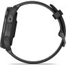 Часы GARMIN FORERUNNER 965 CARBON GRAY DLC TITANIUM BEZEL WITH BLACK CASE AND BLACK/POWDER GRAY SILICONE BAND 010-02809-10