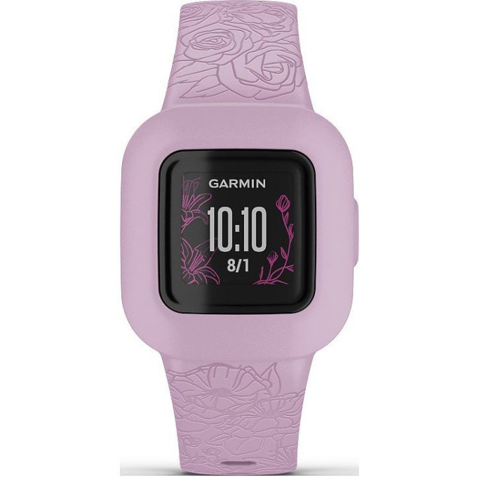 Фитнес-браслет (трекер) GARMIN VIVOFIT JR 3 Lilac Floral 010-02441-01