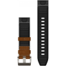 Ремешок GARMIN QUICKFIT 22 WATCH STRAPS LEATHER/FKM HYBRID STRAP, BROWN/BLACK 11689