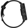 Смарт-часы GARMIN FORERUNNER 165, черный/сланцево-серый силиконовый ремешок 010-02863-20