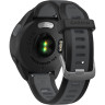 Смарт-часы GARMIN FORERUNNER 165, черный/сланцево-серый силиконовый ремешок 010-02863-20